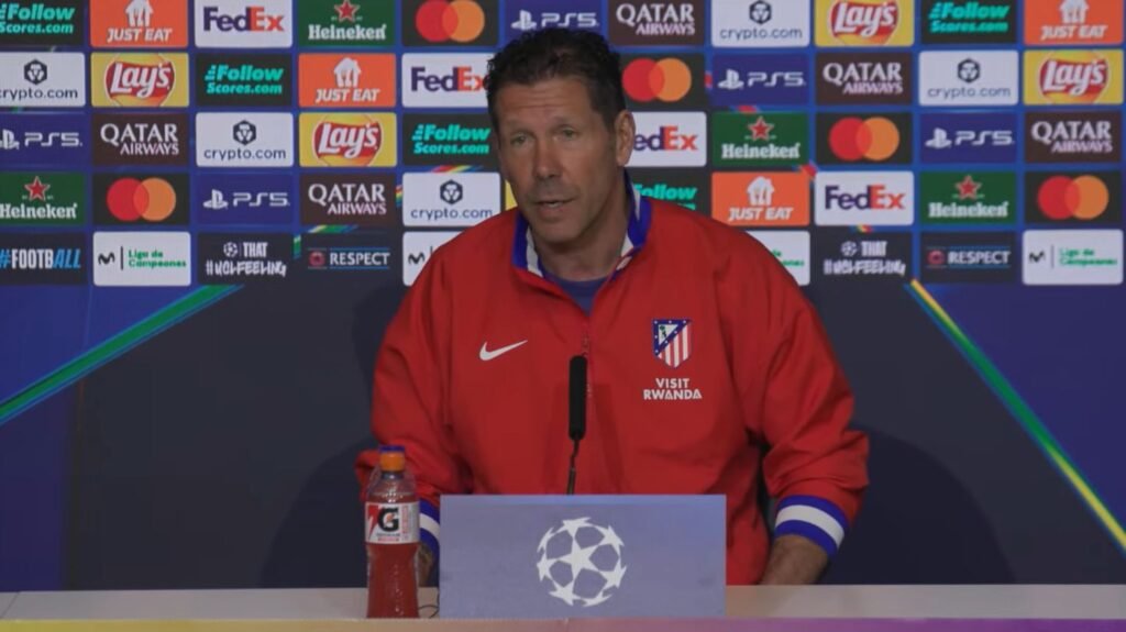 Diego Simeone on Arsenal semi-final - 'There's no pressure, there's responsibility'
