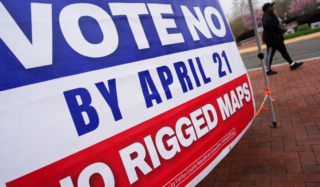 Ex-Gov. Glenn Youngkin urges Virginians to reject ‘most gerrymandered map in America’