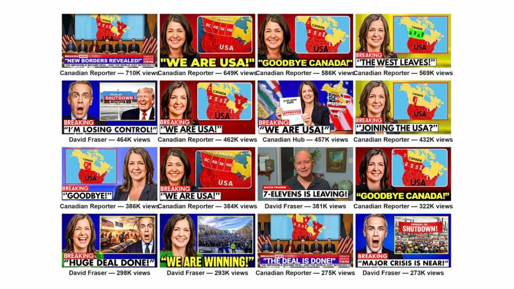 Fake YouTube videos promoting U.S. annexation, separatism to Albertans: researchers