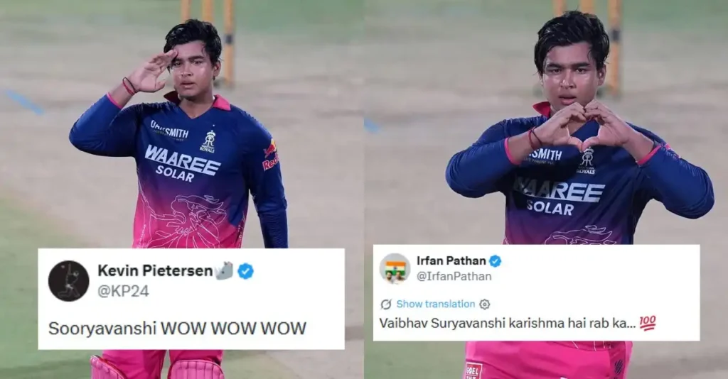 Fans go crazy as Vaibhav Suryavanshi lights up Jaipur with sizzling century in RR vs SRH IPL 2026 match