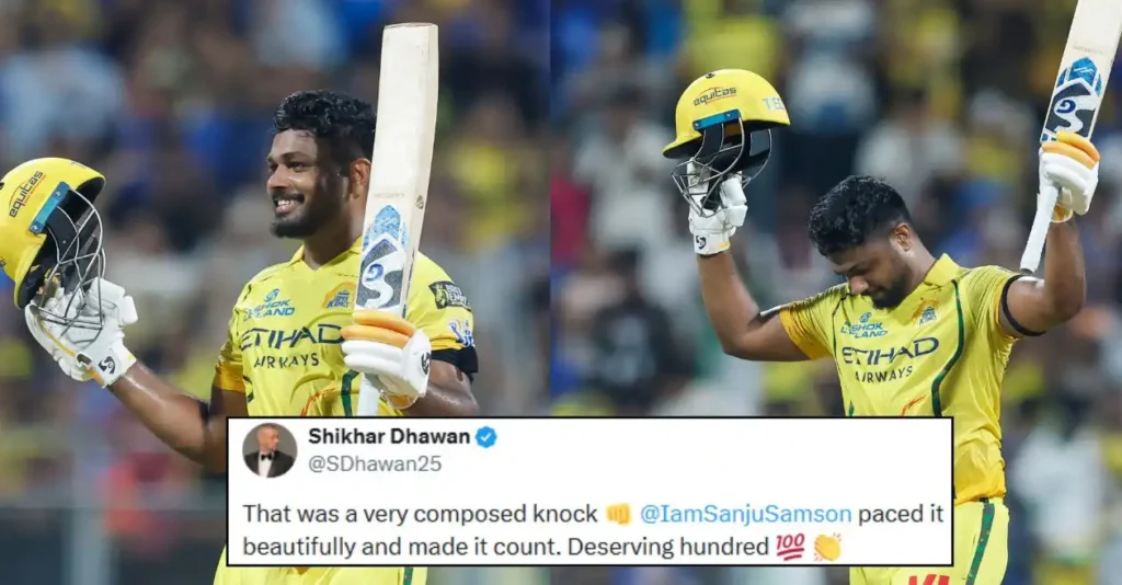 Fans go wild as Sanju Samson lights up Wankhede Stadium with blazing century in MI vs CSK IPL 2026 clash