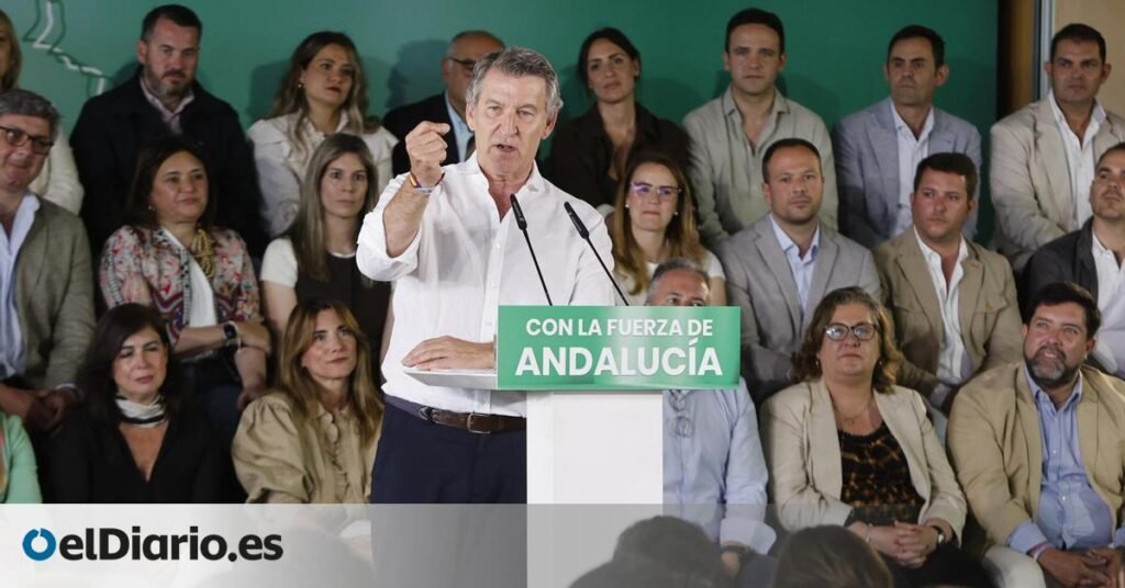 Feijóo pide "apretar" para que Moreno gobierne Andalucía sin Vox tras pactar con la extrema derecha en Extremadura y Aragón