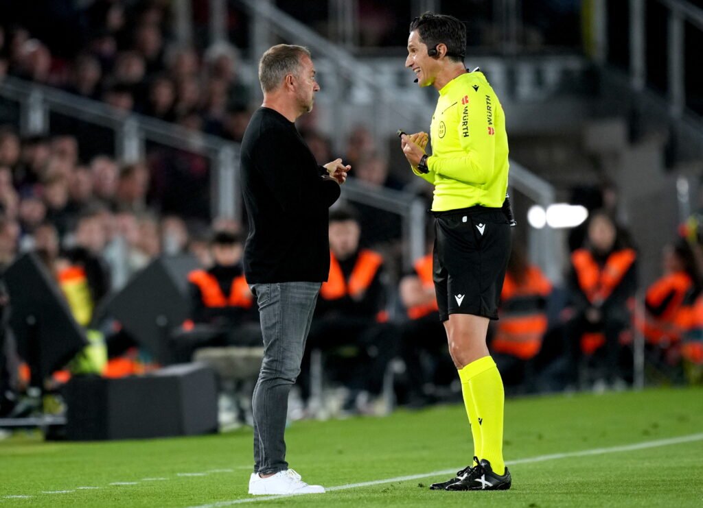 Flick blasts disallowed goal, reacts to Lamine Yamal injury