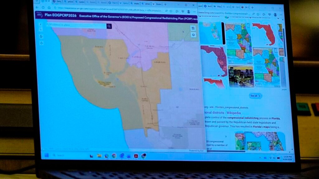 Florida lawmakers pass a new voting map, aiding the GOP in the midterms : NPR