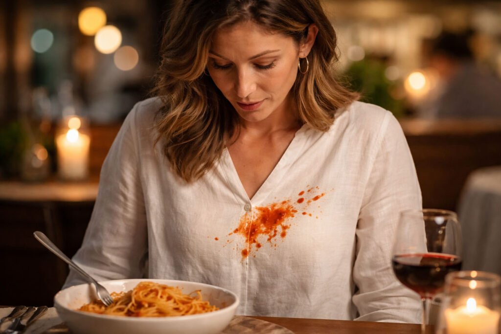 How to Get Spaghetti Sauce Out of Clothes: What Actually Works