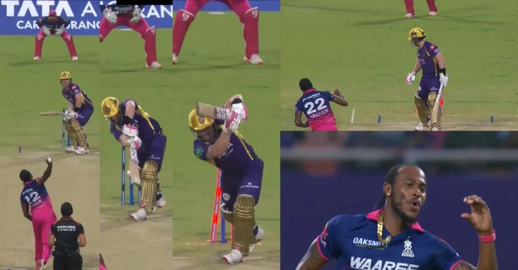 IPL 2026 [WATCH]: Jofra Archer rattles Tim Seifert’s stumps on a golden duck with an absolute jaffa during KKR vs RR showdown