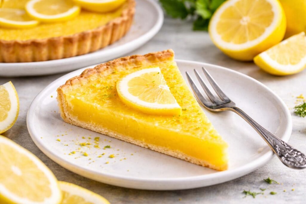 Luscious Lemon Tart Recipe (Silky Lemon Curd Filling)