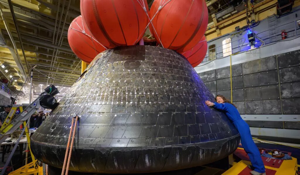 NASA’s Artemis II moonship returns home to its launch site after historic voyage