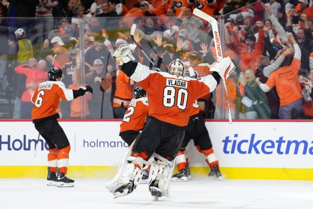 NHL roundup: Flyers KO Penguins with OT win in Game 6