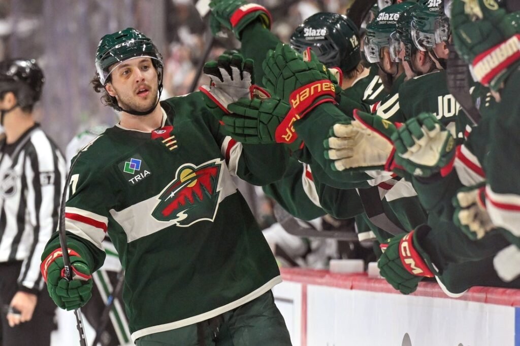 NHL roundup: Wild level series with Stars on Matt Boldy's OT winner