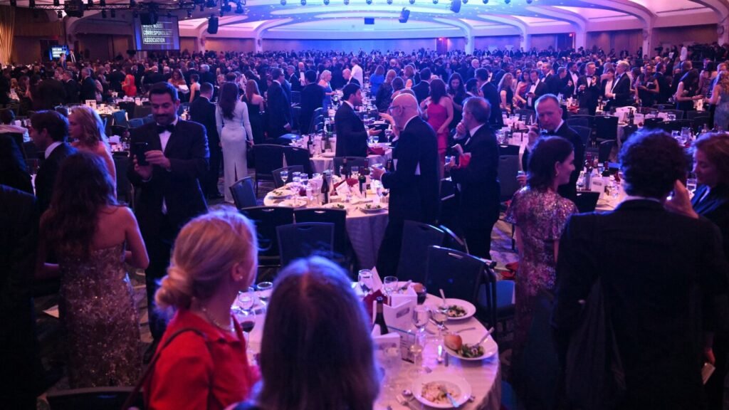 NPR's view from the White House Correspondents’ Dinner : NPR