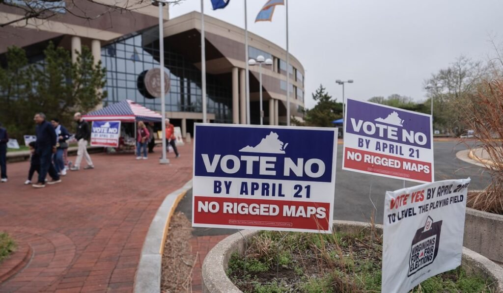 Nationwide redistricting brawl nears the end Tuesday in Virginia referendum
