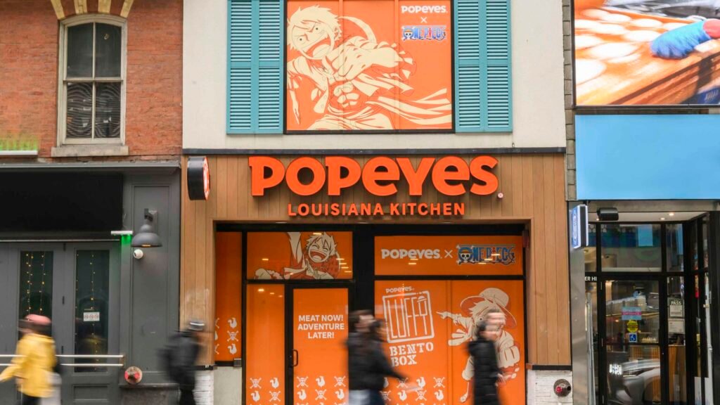 One Piece and Popeyes partner on special menu, Toronto restaurant takeover