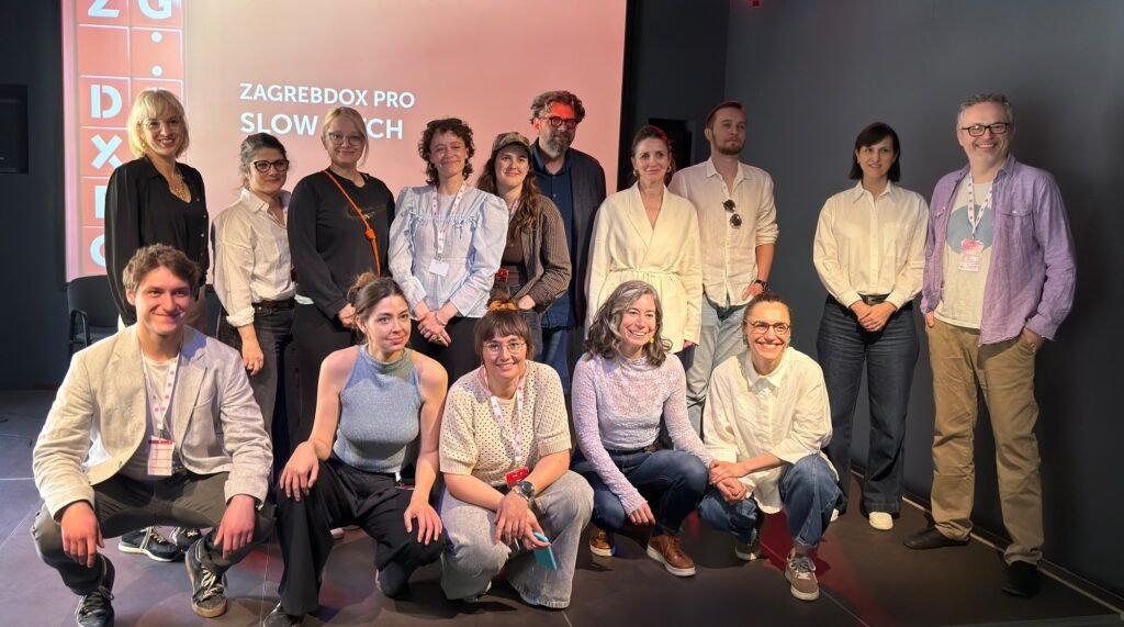 Participants and organisers, Slow Pitch industry programme, ZagrebDox - "Perhaps the industry should have other solutions, other ways of thinking beyond pitching forums; we are not offering a solution, just a break"