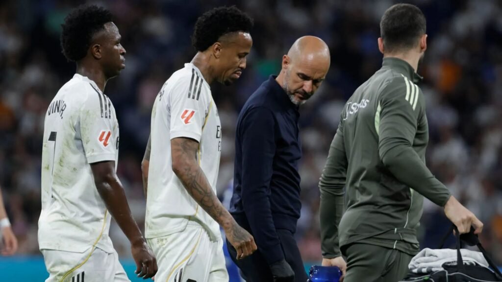 Real Madrid receive first update after Militao limps off