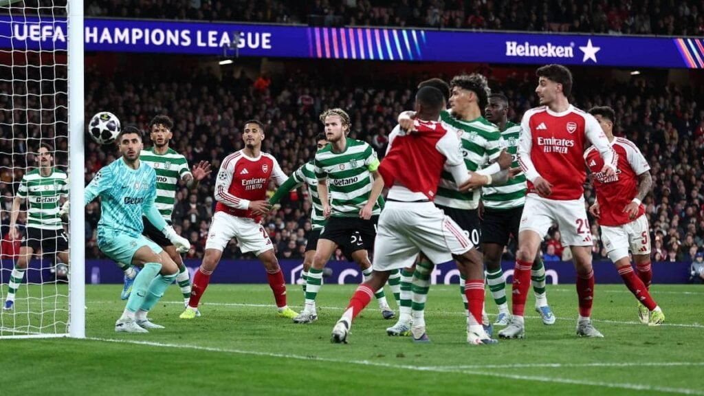 Report, result and goals as uninspiring Gunners squeeze through to Champions League semi-finals