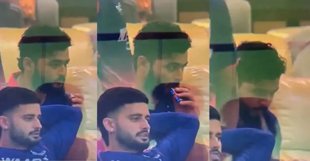 Riyan Parag under fire after being caught vaping inside dressing room during PBKS vs RR IPL 2026 clash