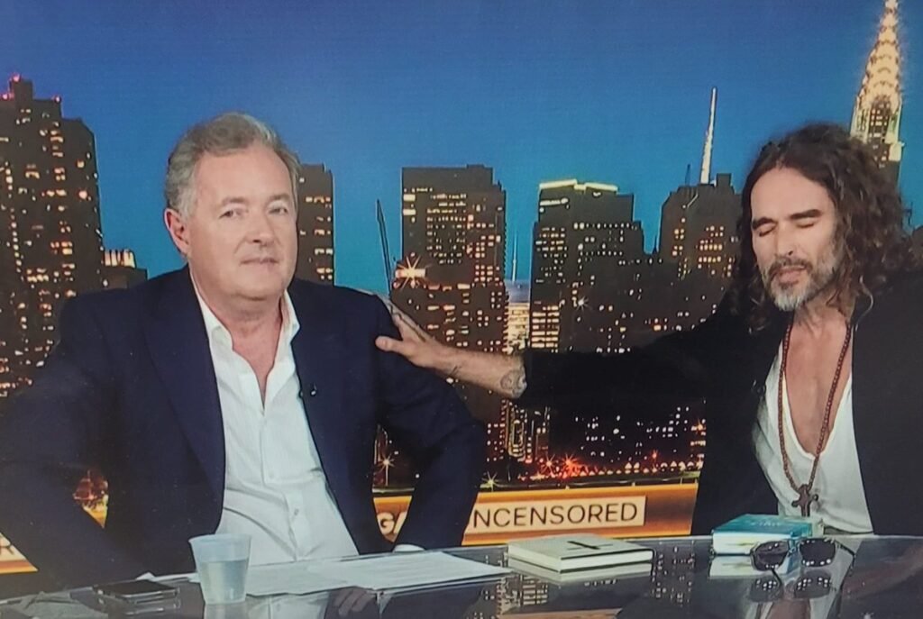 Russell Brand Opens Piers Morgan Interview With Prayer Before Cameras Roll