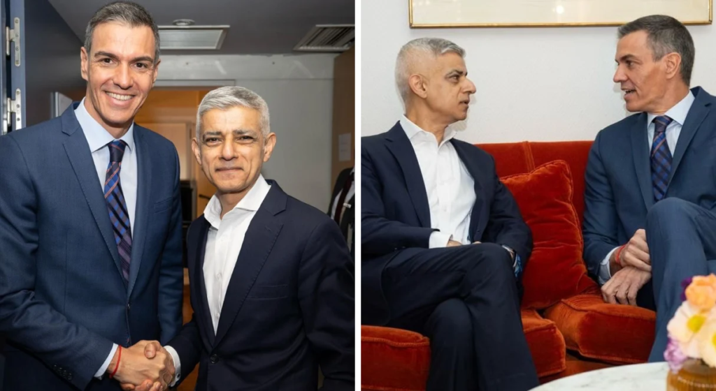 Sadiq Khan praises Spain's Pedro Sanchez as pair discuss Brexit