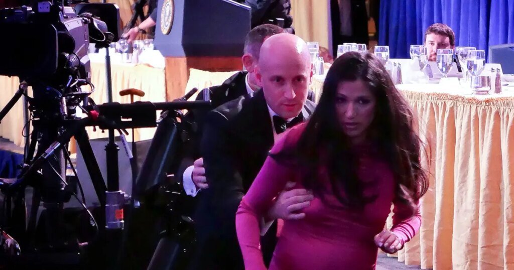 Stephen Miller's Pregnant Wife Denies He Used Her as Shield