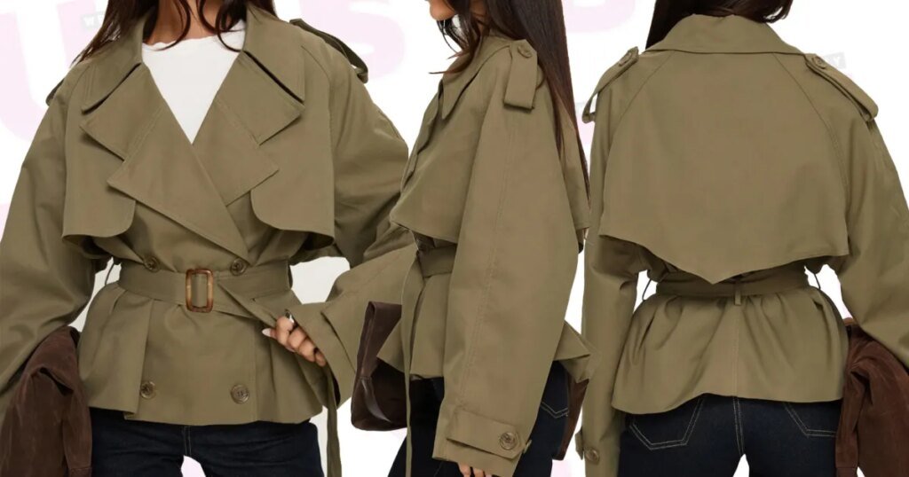This Petite-Friendly Trench Coat Makes Outfits Look Expensive