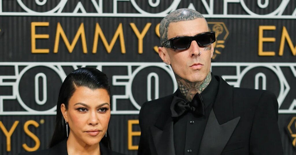 Travis Barker Sucks on Wife Kourtney Kardashian's Toes