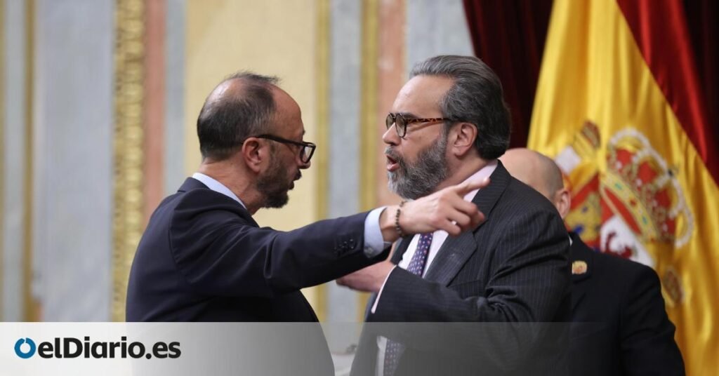 Un diputado de Vox se encara con el vicepresidente del Congreso y con una letrada y es expulsado del pleno