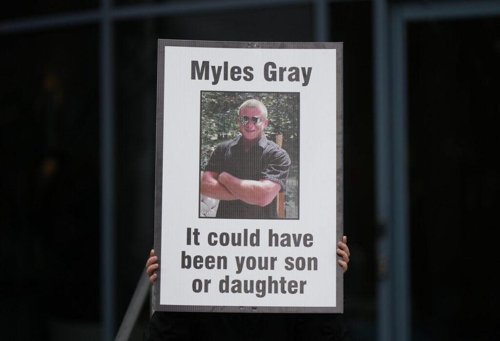 VPD officers haven't spoken at Myles Gray death hearing. Here's what the exhibits say