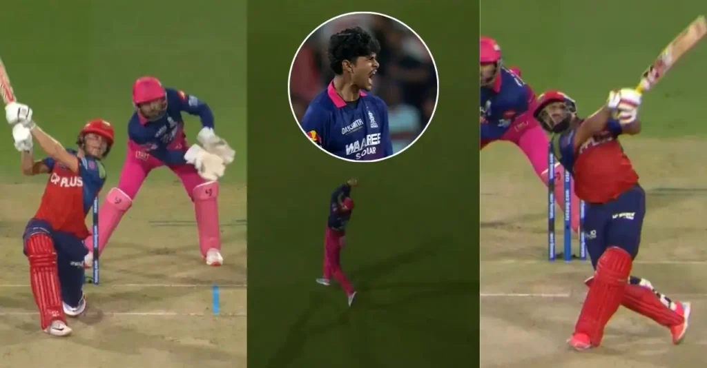 WATCH: Yash Raj Punja traps Cooper Connolly and Prabhsimran Singh in his web of spin during PBKS vs RR clash at IPL 2026