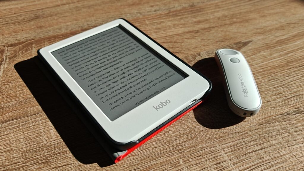 un mando a distancia para pasar páginas sin tocar la pantalla