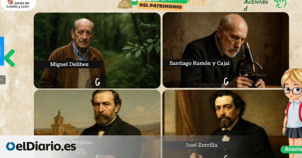 un viaje con IA por Castilla y León en el portal educativo de la Junta