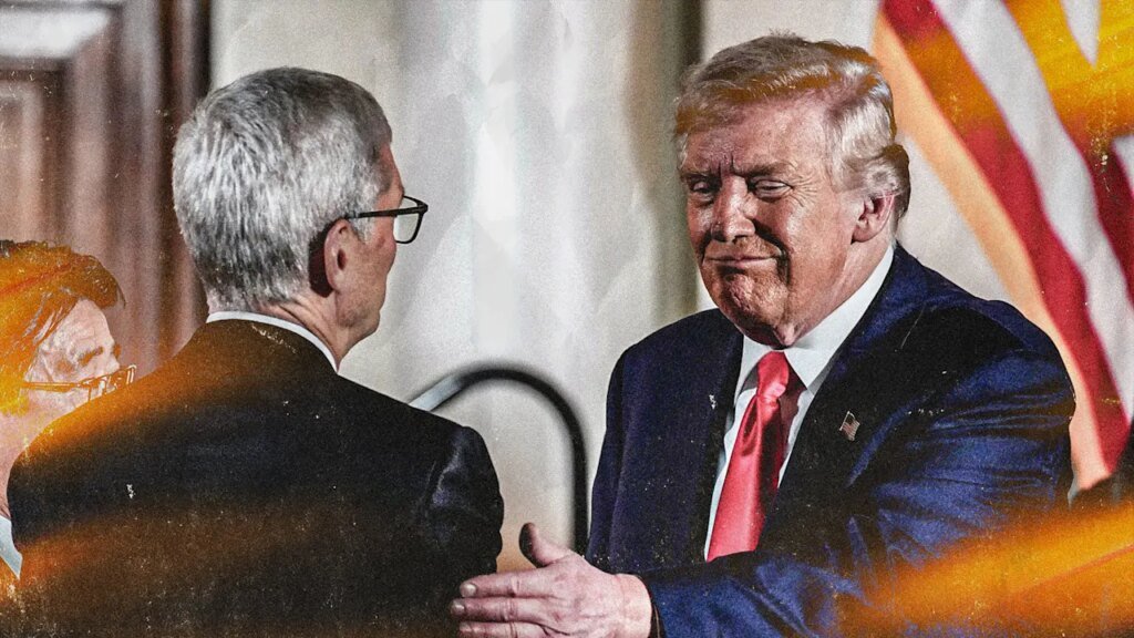 ‘Incredible guy!’ Trump says Apple has done better under Tim Cook than it would have had Steve Jobs lived