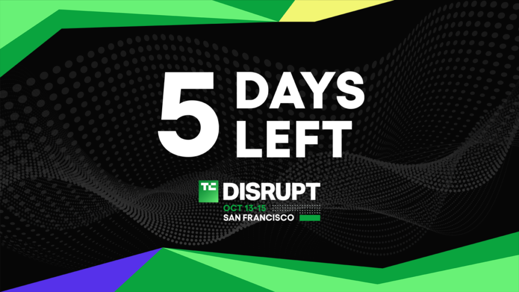 5 days left: Save up to $410 on Disrupt 2026 passes 5 days left: Save up to $410 on Disrupt 2026 passes