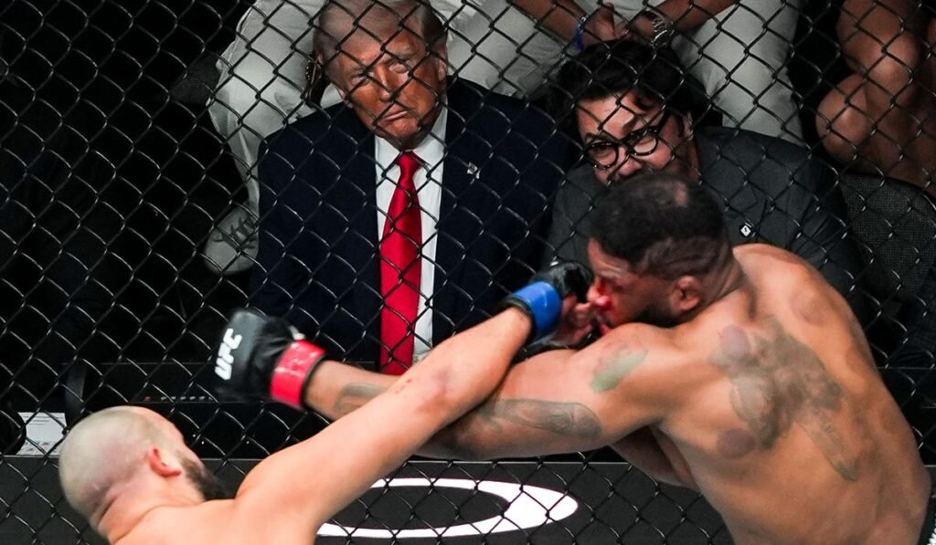A 4,500-seat UFC octagon is coming to the White House South Lawn