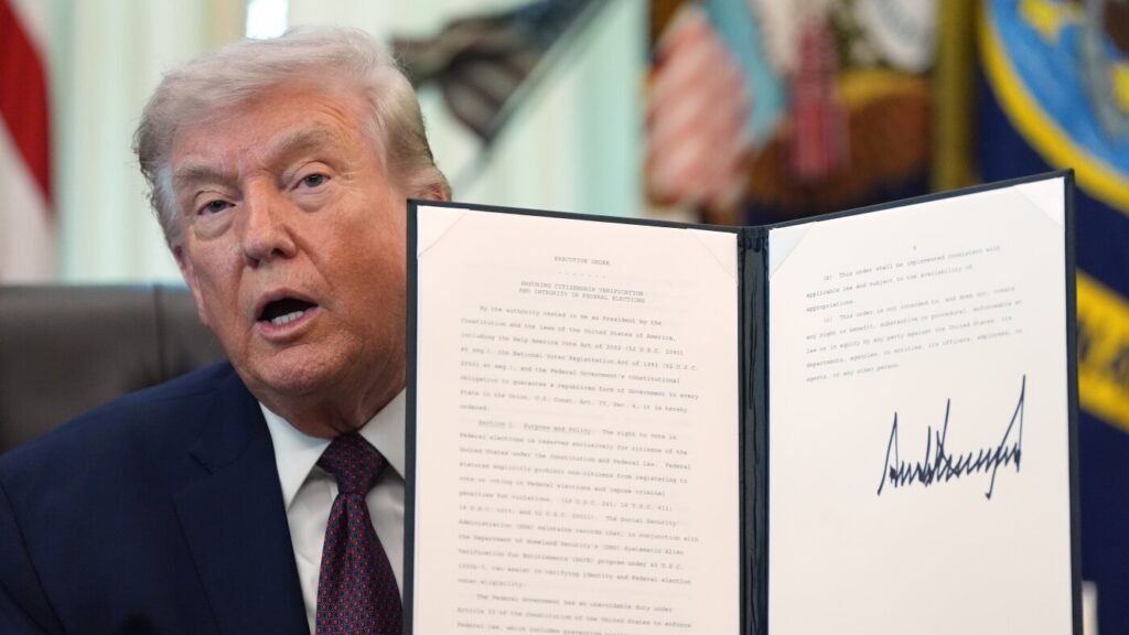 A judge declines to block Trump’s mail-in voting order : NPR A judge declines to block Trump’s mail-in voting order : NPR