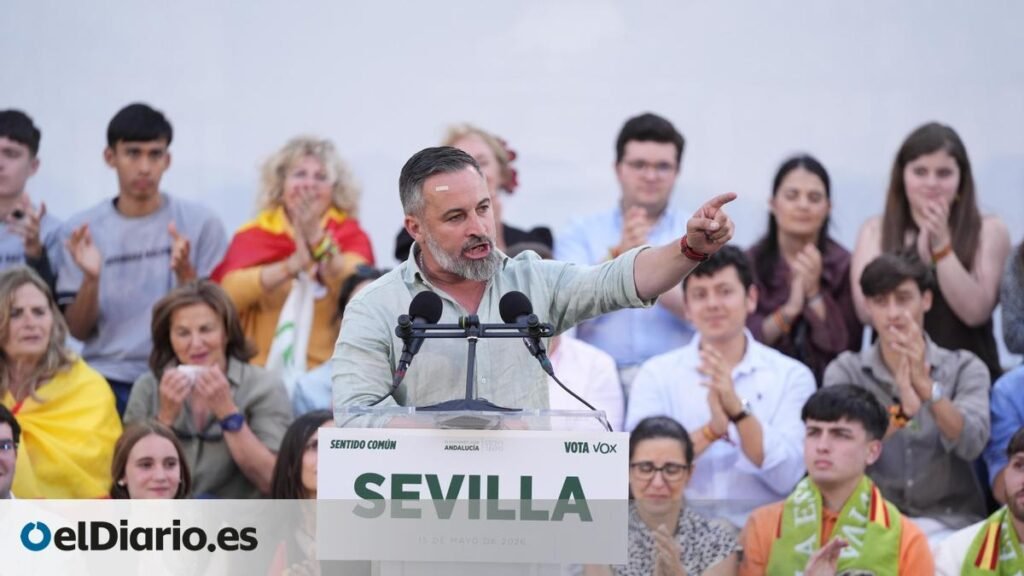 Abascal usa el cierre de campaña en Andalucía para agitar el fantasma del fraude electoral en las próximas generales