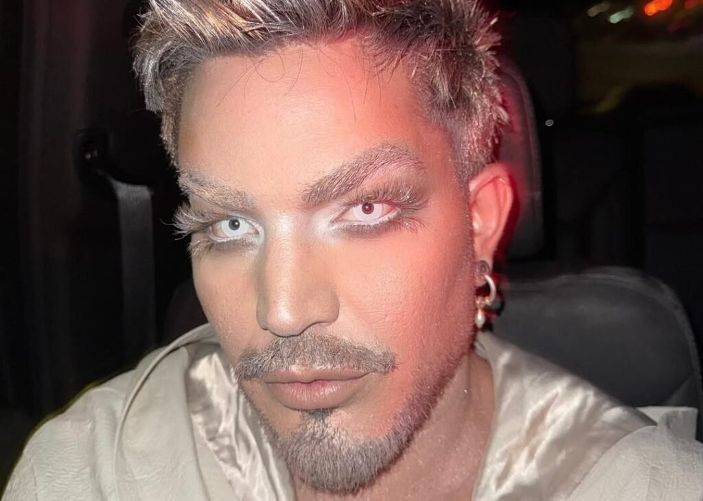 Adam Lambert Sees His New Album Cover for the First Time