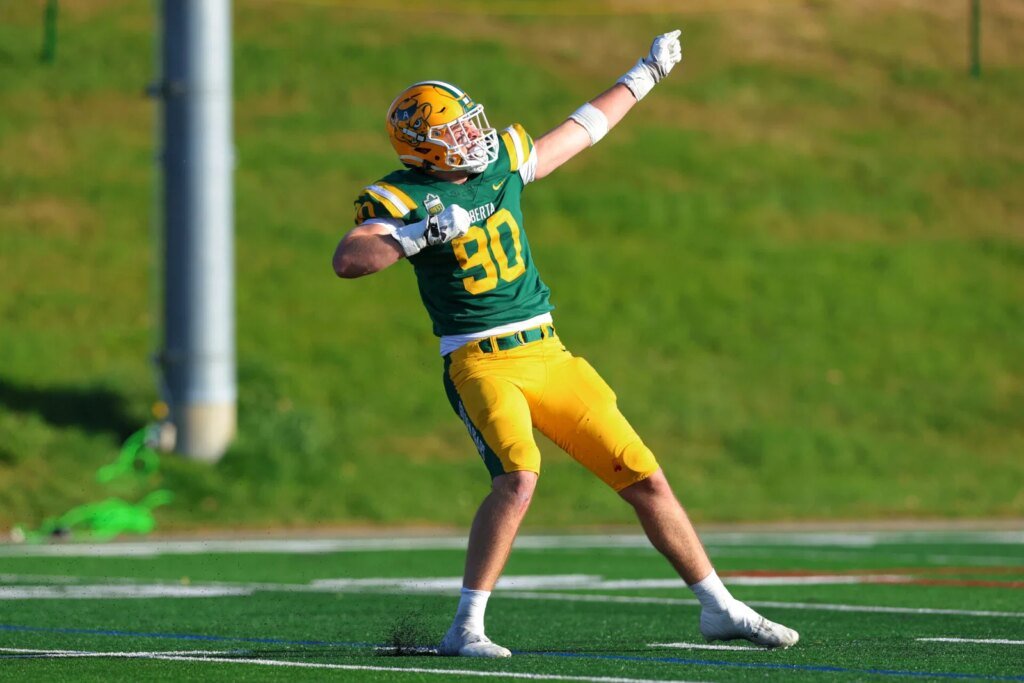 Alberta Golden Bears DL Emerson Joy transfers to West Virginia Mountaineers