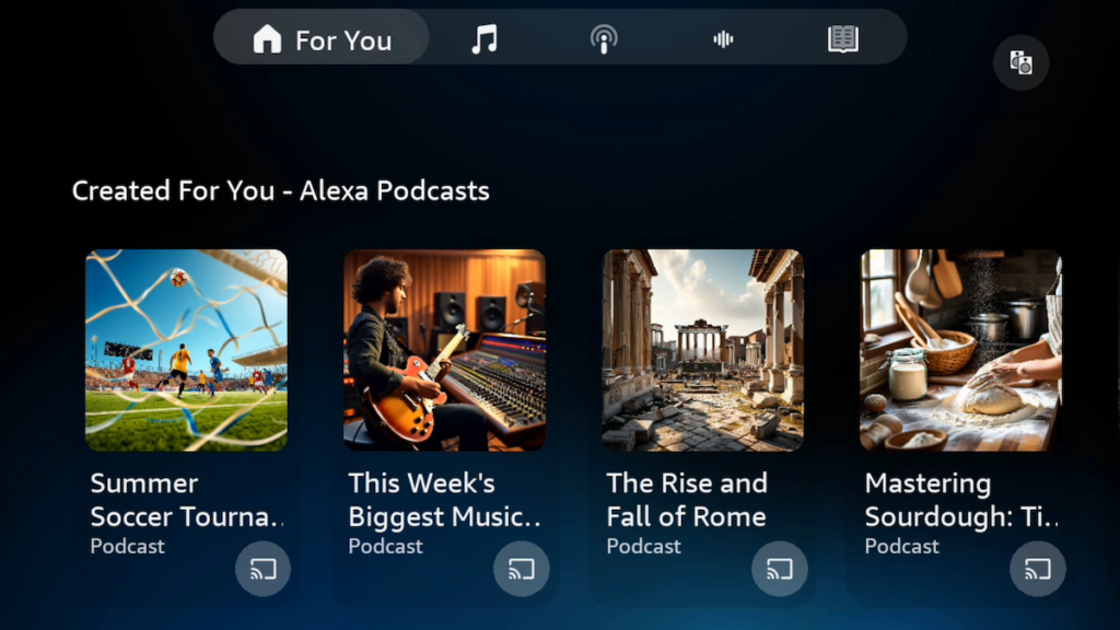 Amazon's new Alexa+ powered feature can generate podcast episodes