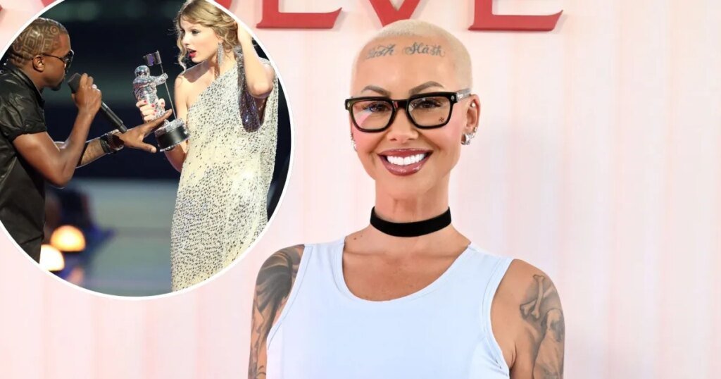 Amber Rose 'Partially' to Blame for Kanye, Taylor Swift Drama