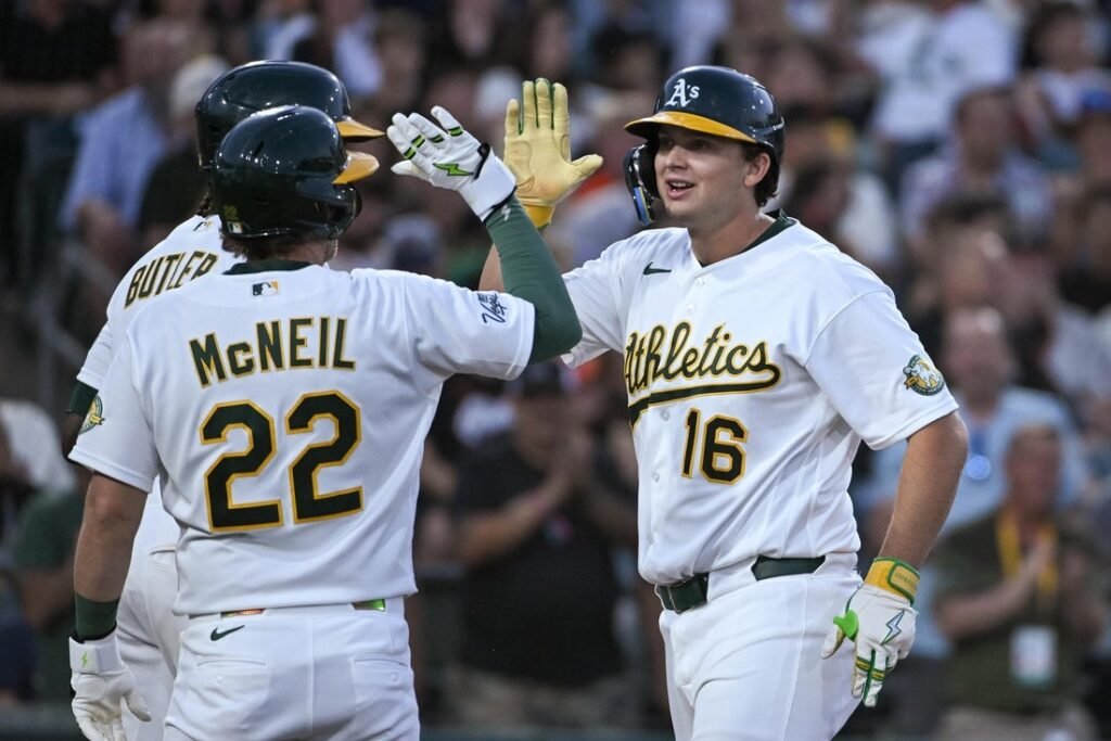 Athletics’ Nick Kurtz aims to continue power surge vs. Giants Athletics' Nick Kurtz aims to continue power surge vs. Giants