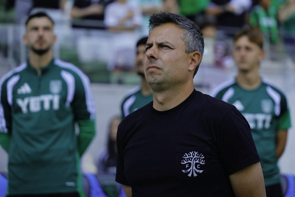 Austin FC fire coach Nico Estevez, sporting director Rodolfo Borrell Austin FC fire coach Nico Estevez, sporting director Rodolfo Borrell