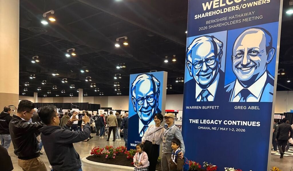 Berkshire Hathaway’s profits double as shareholders gather for the annual meeting on Saturday