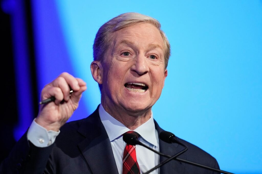 Billionaire Tom Steyer’s ad spending breaks records in California governor’s race Billionaire Tom Steyer's ad spending breaks records in California governor's race