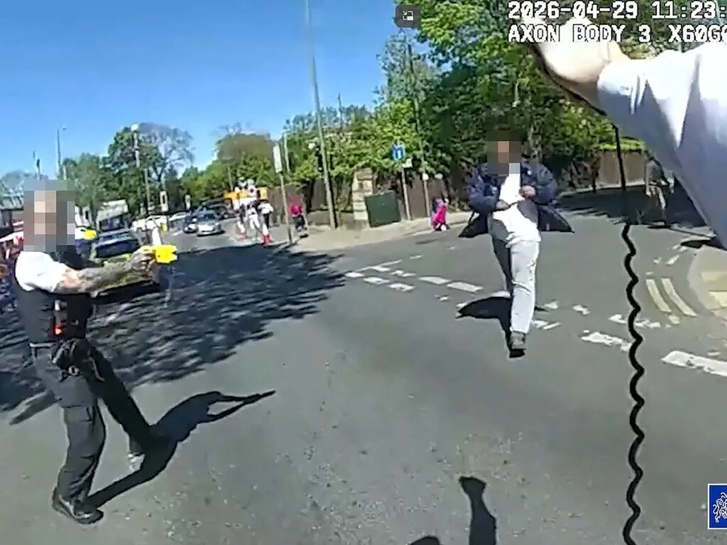 Bodycam footage shows police taking down suspect in stabbing of 2 Jewish men. Here's what we know