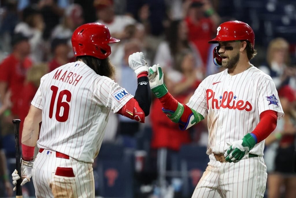 Brandon Marsh, Phillies eager to continue torrid play in clash vs. A's