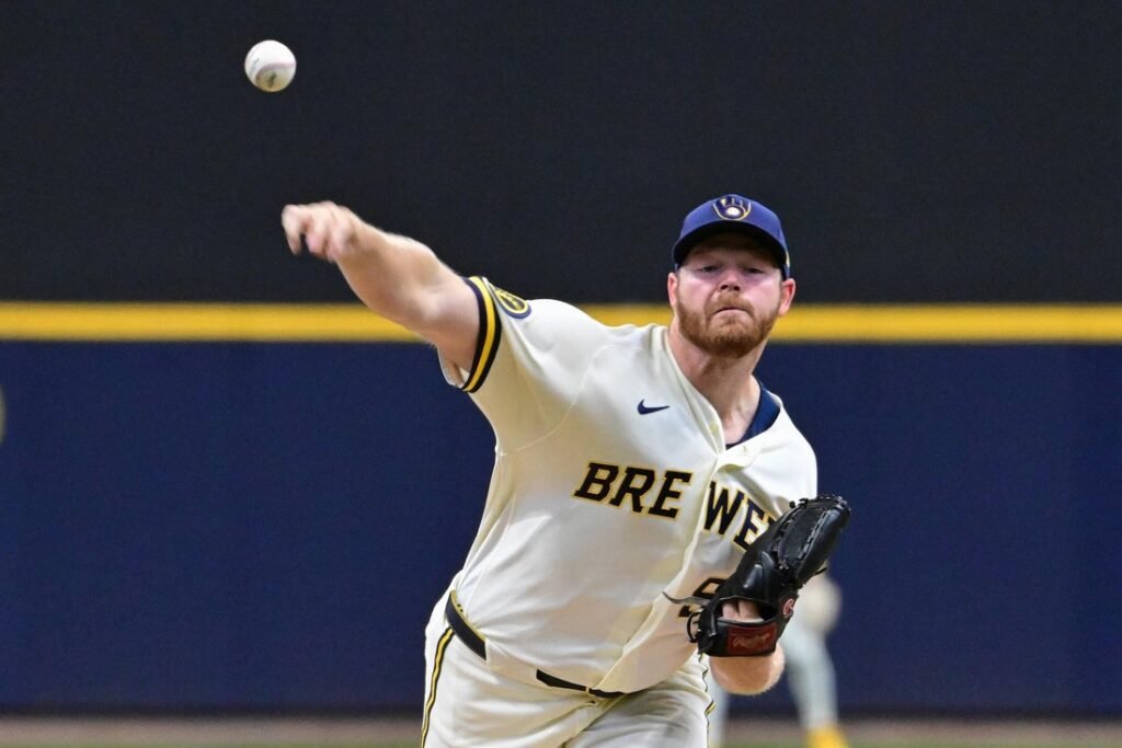 Brewers place RHP Brandon Woodruff on IL with shoulder inflammation