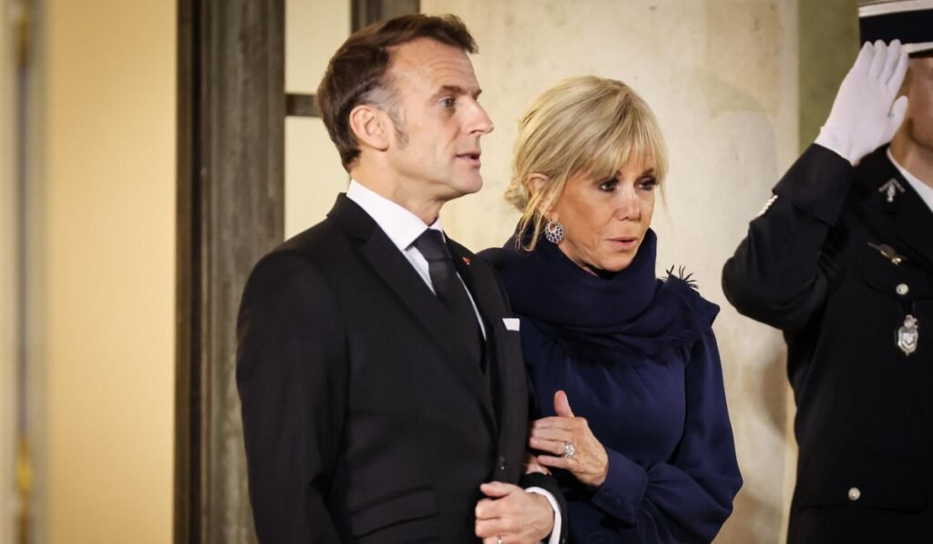 Brigitte Macron’s viral slap of French president linked to texts with Iranian actress, book alleges