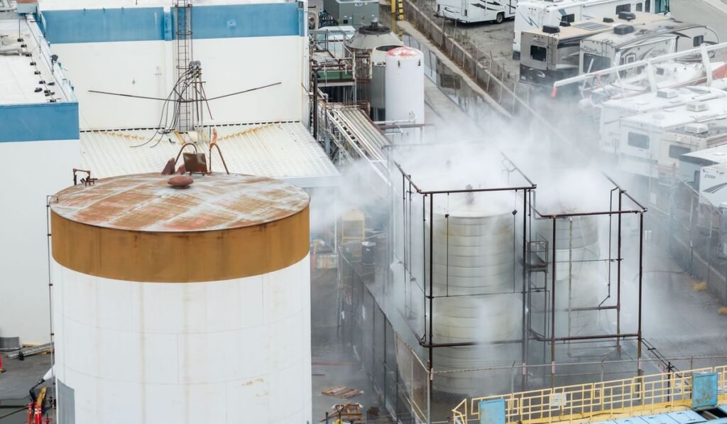 California residents evacuated due to chemical tank threat return home but fears remain