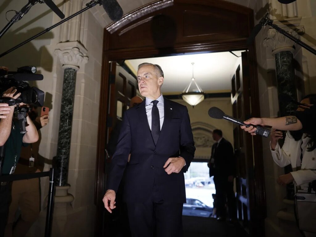 Carney says 'challenges' face auto sector after Honda pulls out of EV plant in Ontario